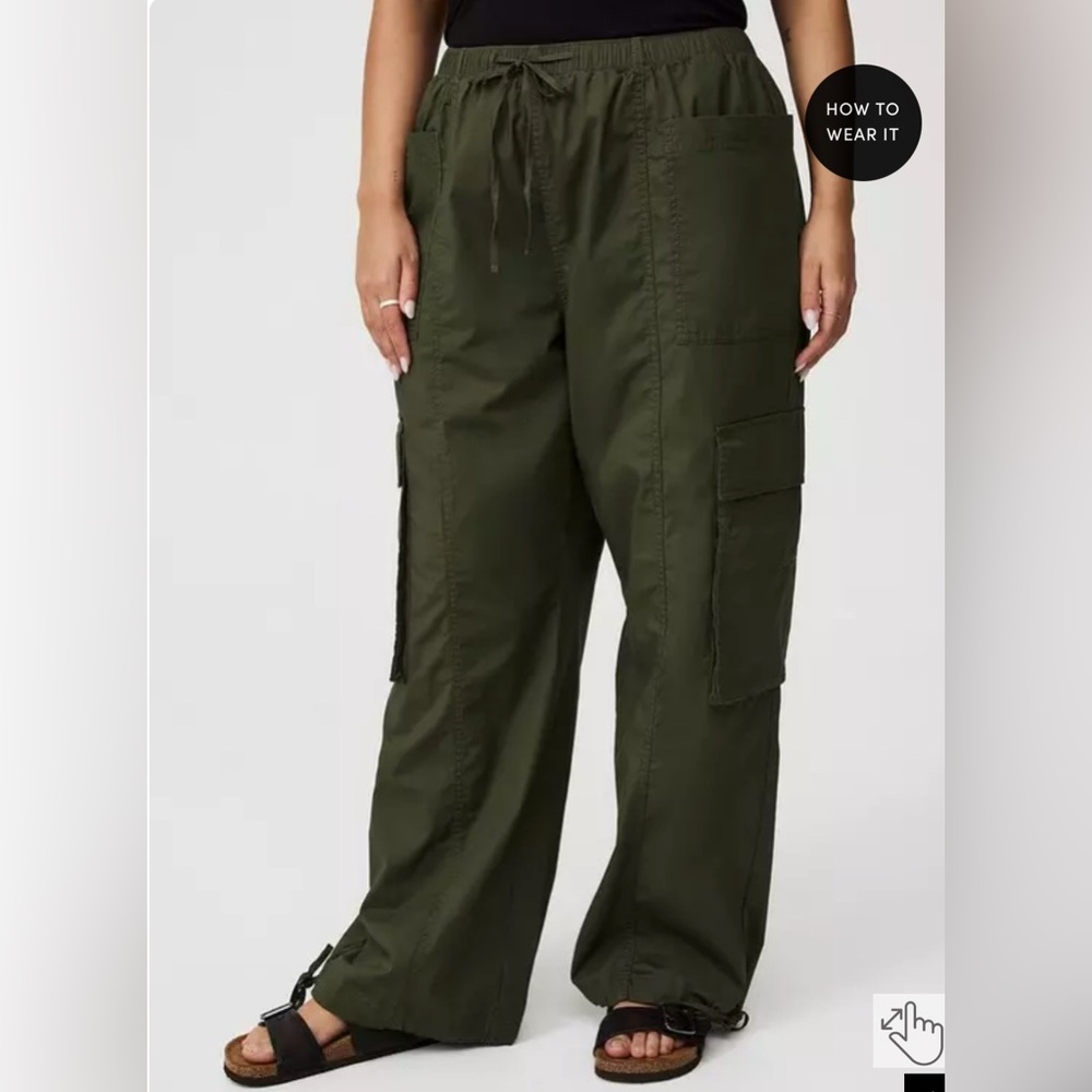 Torrid Olive Green Cargo Pants for Women